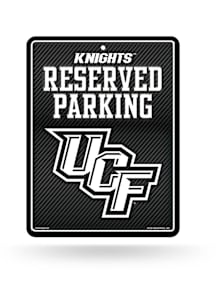 UCF Knights Metal Parking Sign - Black