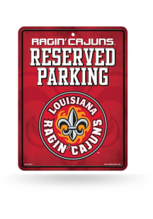 Louisiana Ragin' Cajuns Metal Parking Sign