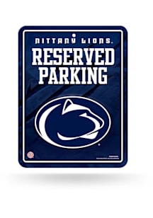 Penn State Nittany Lions Metal Parking Sign - Silver