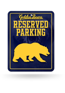 Cal Golden Bears Metal Parking Sign - Silver
