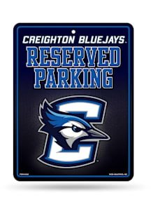Creighton Bluejays Metal Parking Sign - Silver