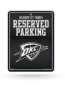 Oklahoma City Thunder Metal Parking Sign