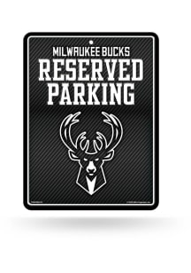 Milwaukee Bucks Metal Parking Sign