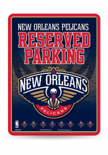 New Orleans Pelicans Metal Parking Sign