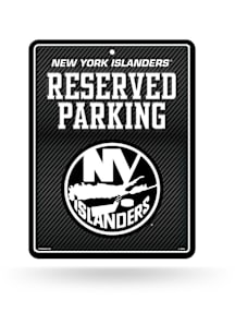 New York Islanders Metal Parking Sign - Black
