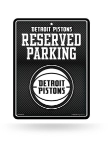 Detroit Pistons Metal Parking Sign