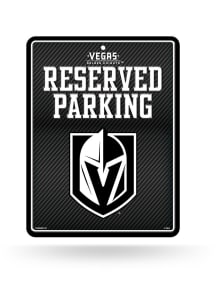 Vegas Golden Knights Metal Parking Sign - Black