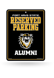 Fort Hays State Tigers Metal Parking Sign - Silver