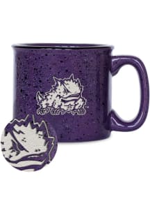 TCU Horned Frogs 12oz Campfire Ceramic Mug - Purple