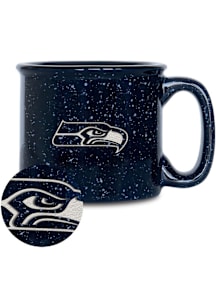 Seattle Seahawks 12oz Campfire Ceramic Mug - Navy Blue