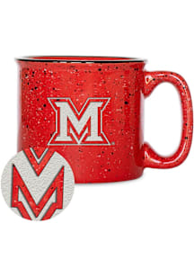 Miami RedHawks 12oz Campfire Ceramic Mug - Red