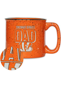 Cincinnati Bengals 12oz Dad Campfire Ceramic Mug - Orange