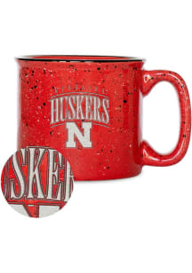 Red Nebraska Cornhuskers Tribute 12oz Campfire Ceramic Mug