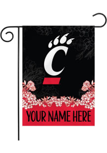White Cincinnati Bearcats Personalized Garden Flag