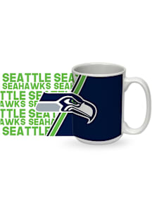 Seattle Seahawks 15oz Ceramic Mug - White
