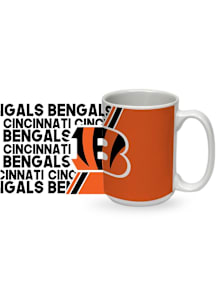 Cincinnati Bengals 15oz Ceramic Mug - White