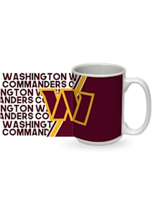 Washington Commanders 15oz Ceramic Mug - White