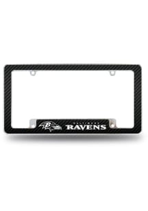 Baltimore Ravens All Over Carbon Fiber License Frame