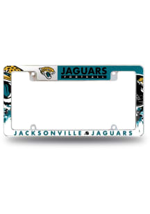 Jacksonville Jaguars All Over Chrome License Frame