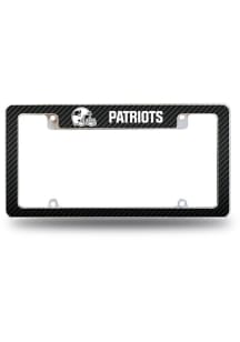 New England Patriots Helmet All Over Carbon Fiber License Frame