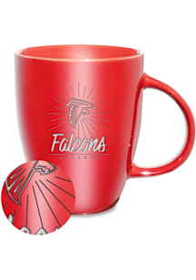 Atlanta Falcons 18oz Sunburst Lustre Ceramic Mug - Red