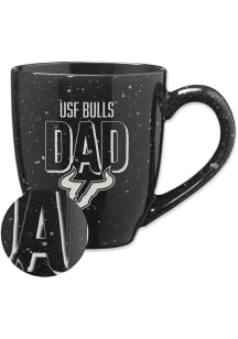 South Florida Bulls 16oz #1 Dad Speckle Ceramic Mug - Green
