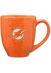Miami Dolphins 16oz Speckle Ceramic Mug - Orange
