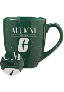 UNCC 49ers Alumni 16oz Speckle Ceramic Mug - Green