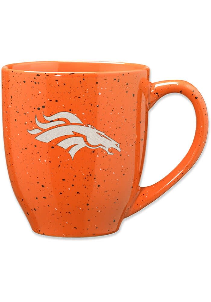 Tasse à Café NFL Denver Broncos 15 Oz - Ancien Logo Noir - Céramique - Personnalisée