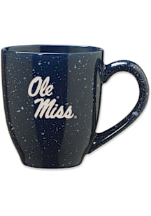 Ole Miss Rebels 16oz Speckle Ceramic Mug - Navy Blue