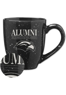 Southern Mississippi Golden Eagles Alumni 16oz Speckle Ceramic Mug - Black