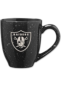 Las Vegas Raiders Logo 16oz Speckle Ceramic Mug - Black