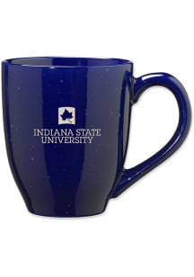 Indiana State Sycamores 16oz Speckle Ceramic Mug - Blue