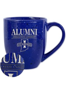 Indiana State Sycamores Alumni 16oz Speckle Ceramic Mug - Blue