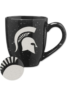 Black Michigan State Spartans 16oz Speckle Ceramic Mug