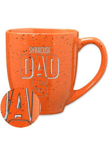Syracuse Orange 16oz #1 Dad Speckle Ceramic Mug - Orange