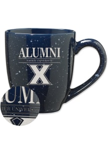 Xavier Musketeers Alumni 16oz Speckle Ceramic Mug - Navy Blue