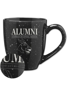 Central Missouri Mules Alumni 16oz Speckle Ceramic Mug - Black