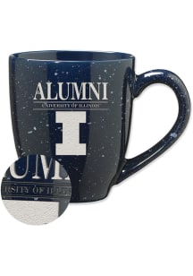 Navy Blue Illinois Fighting Illini 16oz Alumni Speckled Mug