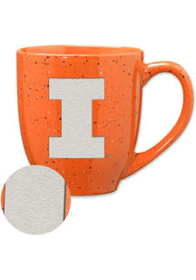 Orange Illinois Fighting Illini 16oz Team Logo Speckled Mug