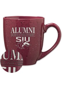 Southern Illinois Salukis Alumni 16oz Speckle Ceramic Mug - Maroon