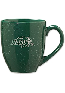 North Dakota State Bison 16oz Speckle Ceramic Mug - Green