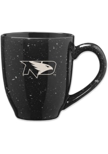 North Dakota Fighting Hawks 16oz Speckle Ceramic Mug - Black