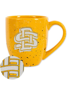 South Dakota Coyotes 16oz Speckle Ceramic Mug - Yellow