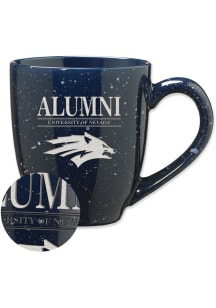 Nevada Wolf Pack Alumni 16oz Speckle Ceramic Mug - Navy Blue