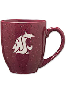 Washington State Cougars 16oz Speckle Ceramic Mug - Maroon