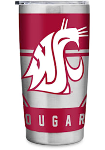Washington State Cougars 20oz Stainless Steel Tumbler - Silver