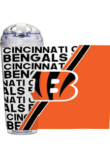 Cincinnati Bengals 24oz Acrylic Tumbler - Orange