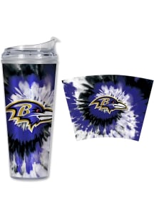 Baltimore Ravens 24oz Metallic Tumbler