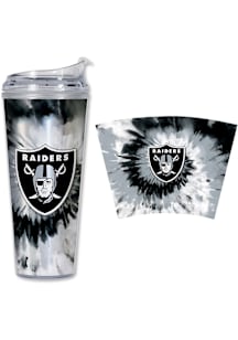 Las Vegas Raiders 24oz Metallic Tumbler - Black